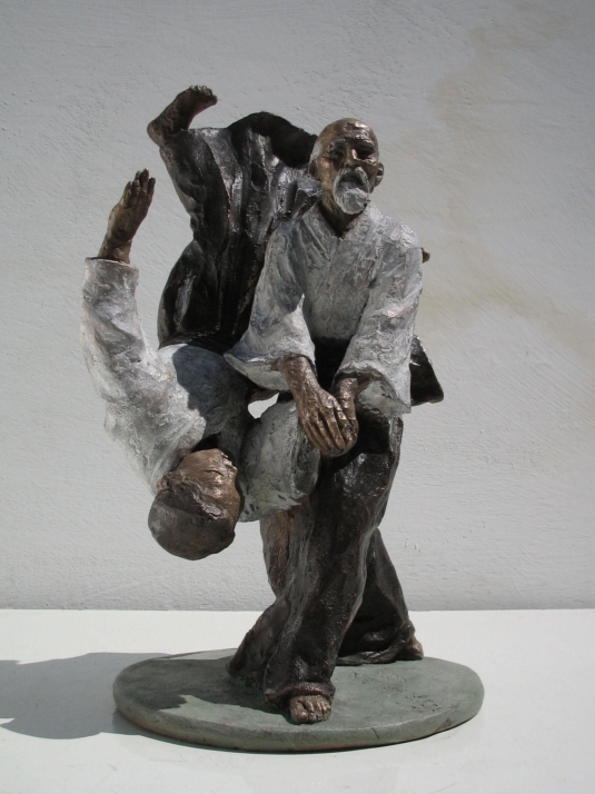 statua-scultura-bronzo-aikido
