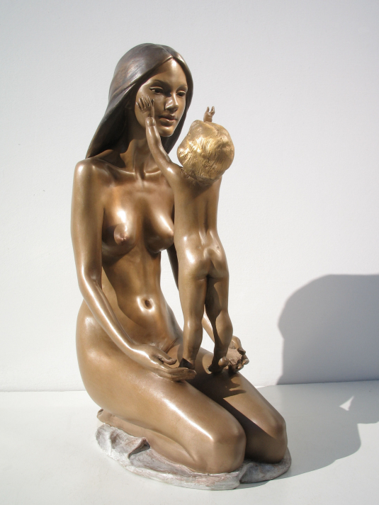 Statua in bronzo - Statue Maternità
