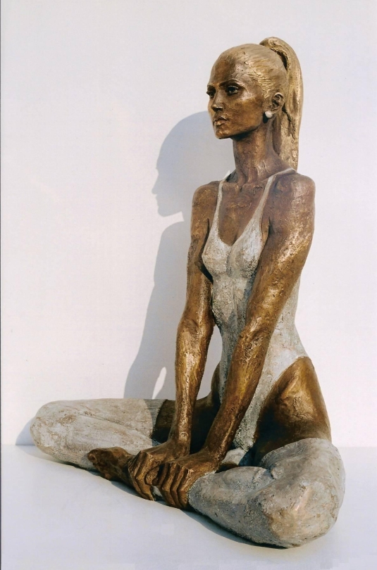 Scultura di bronzo - Statua ballerina