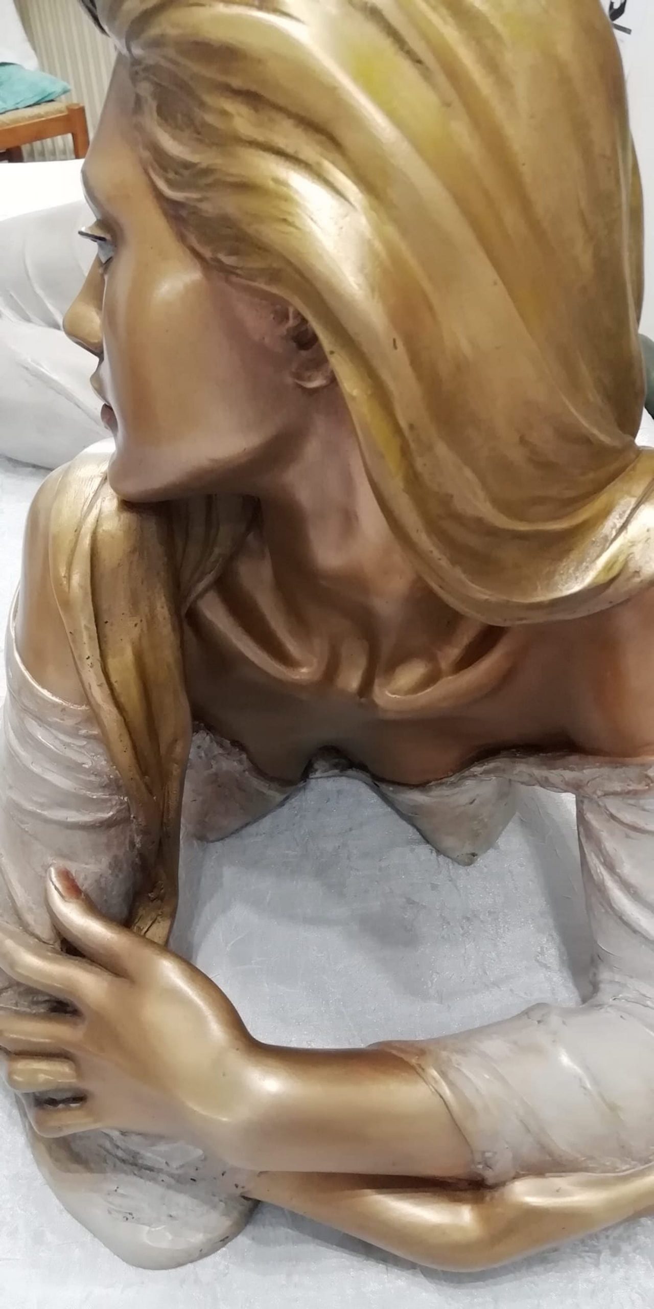 Sculture-bronzo-statue-donne-nudi-femminili-artistici-Eva-velata-verticale-2