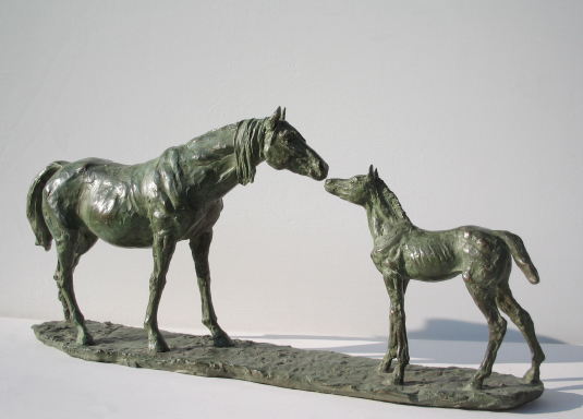 Scultura in bronzo - Statue di animali-cavalli