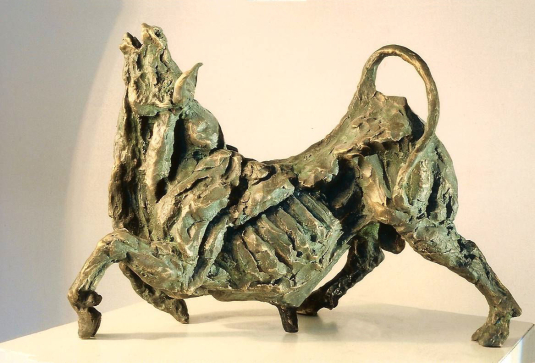 Scultura in bronzo - Statue di animali-toro