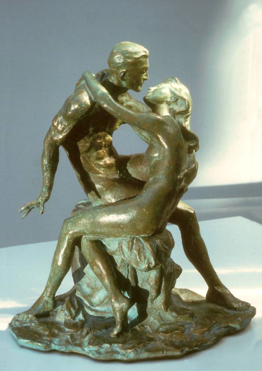 Statua di bronzo – Amanti