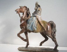 Donne-amanti-scultura-in-bronzo